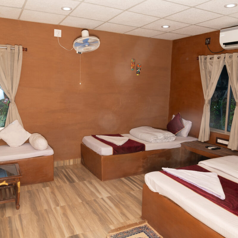 TRIPPLE BEDDED MUD HOUSE COTTAGE
